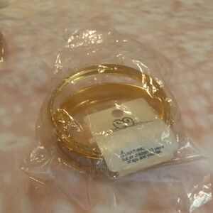 Elegant Gold Bangle Set